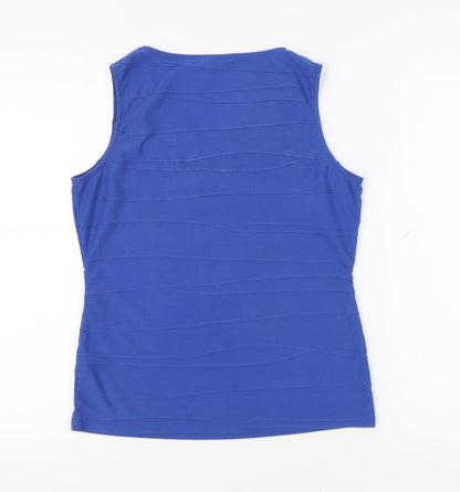 Womens UK Size 12 Marks and Spencer Blue Basic Tank