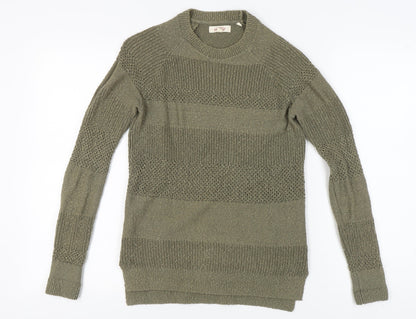 Womens UK Size 6 Fat Face Green Pullover Jumper