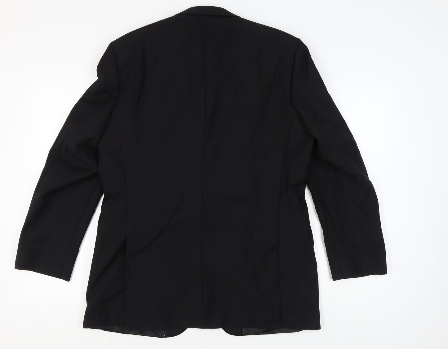 Mens UK Size 42 Jeff Banks Regular Black Suit Tuxedo
