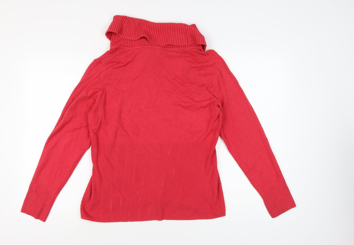 Alexon Women's Red Cowl Neck Pullover Jumper XL