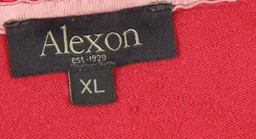 Alexon Women's Red Cowl Neck Pullover Jumper XL