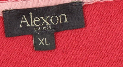 Alexon Women's Red Cowl Neck Pullover Jumper XL