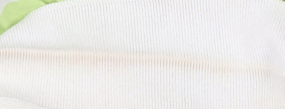 Cypress Point Men's White Striped Polo Shirt M