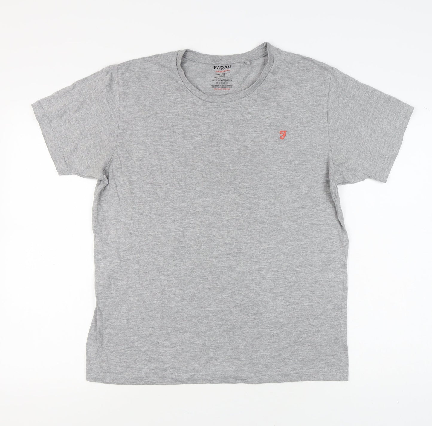 Mens UK Size L Farah Grey  T-Shirt