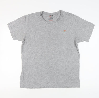 Mens UK Size L Farah Grey  T-Shirt