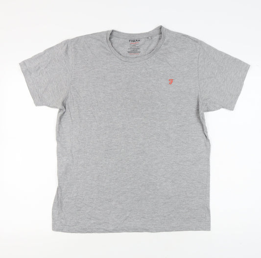 Mens UK Size L Farah Grey  T-Shirt