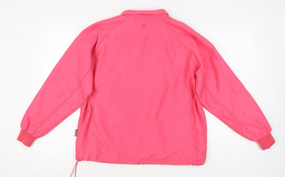 Glenmuir Women's Pink Sweatshirt, M, Elegant Logo Accent