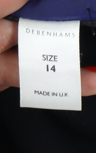 Debenhams Women's Black Pencil Skirt Size 14