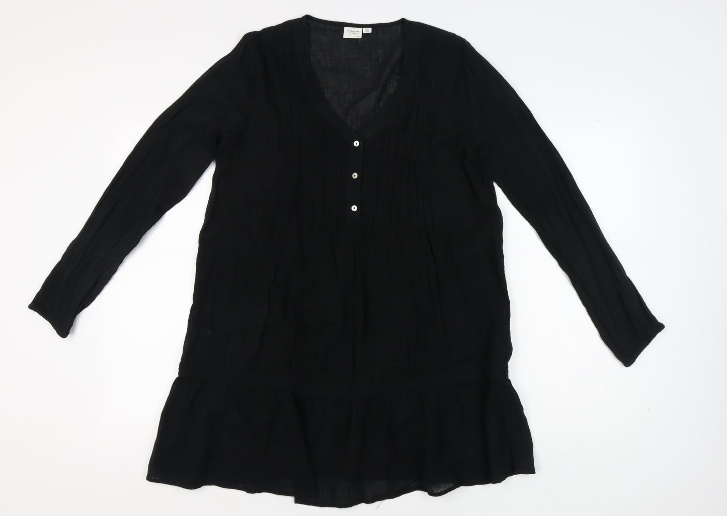 Jacqueline de Yong Black V-Neck Women's Dress Size 10