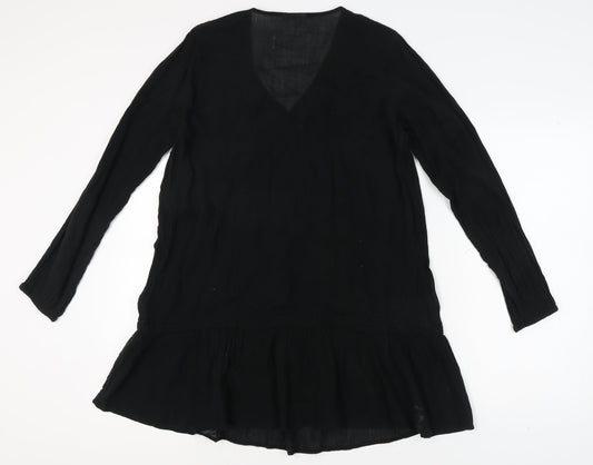 Jacqueline de Yong Black V-Neck Women's Dress Size 10