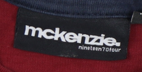 McKenzie Kids Red Graphic Print T-Shirt Size 5-6 Years