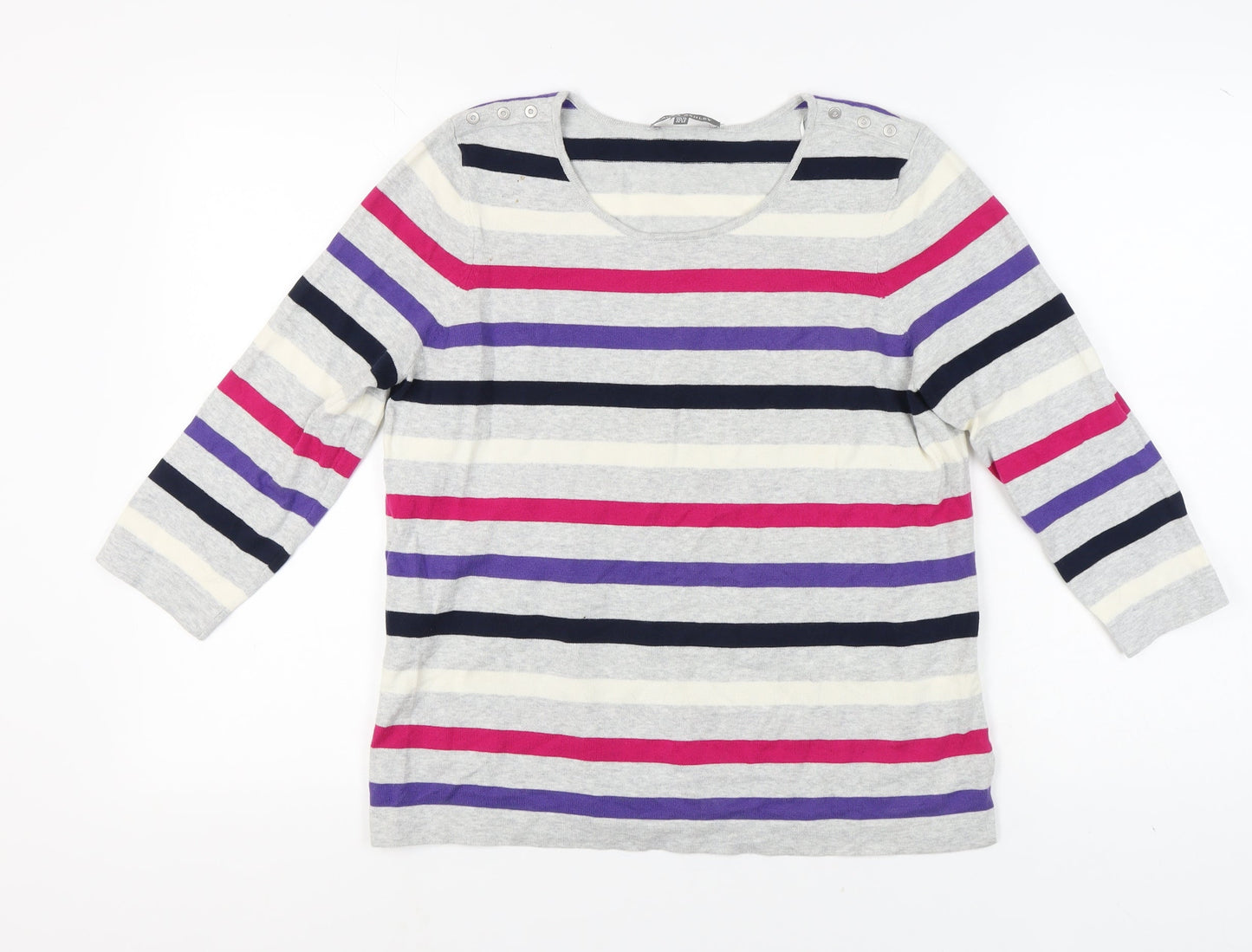 Womens UK Size 12 Laura Ashley Multicoloured Pullover Jumper