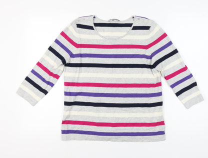 Womens UK Size 12 Laura Ashley Multicoloured Pullover Jumper