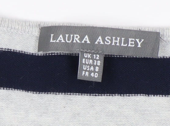 Womens UK Size 12 Laura Ashley Multicoloured Pullover Jumper