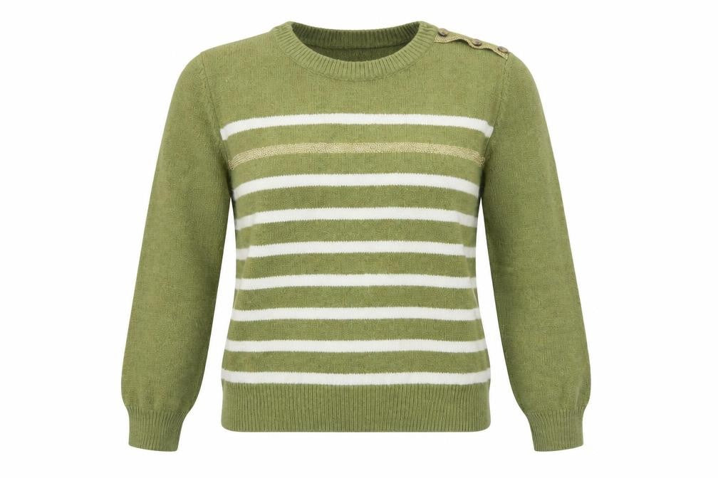 Womens UK Size M/L JCL Green Pullover Jumper