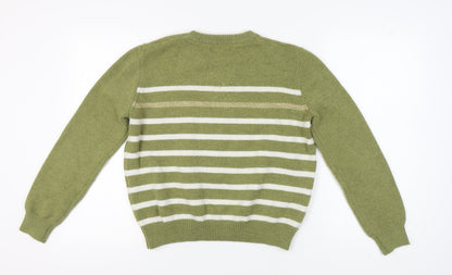 Womens UK Size M/L JCL Green Pullover Jumper