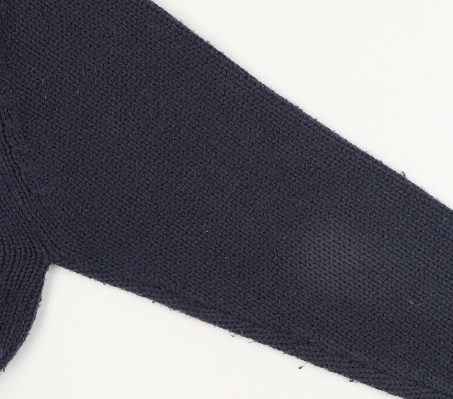 Tom Cat Men's Blue Full Zip Cable-Knit Jumper M
