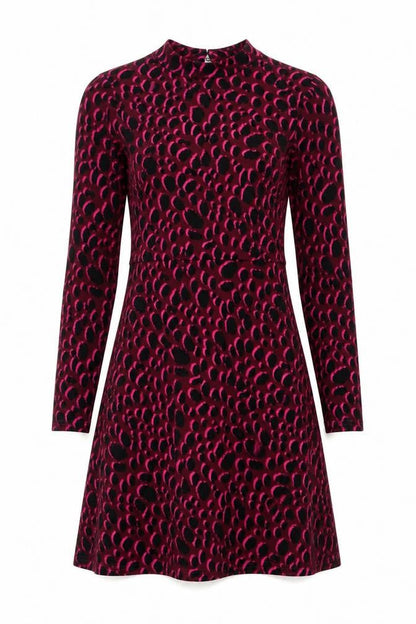 New Look Women's Multicoloured Long Sleeve Dress - Size 10
