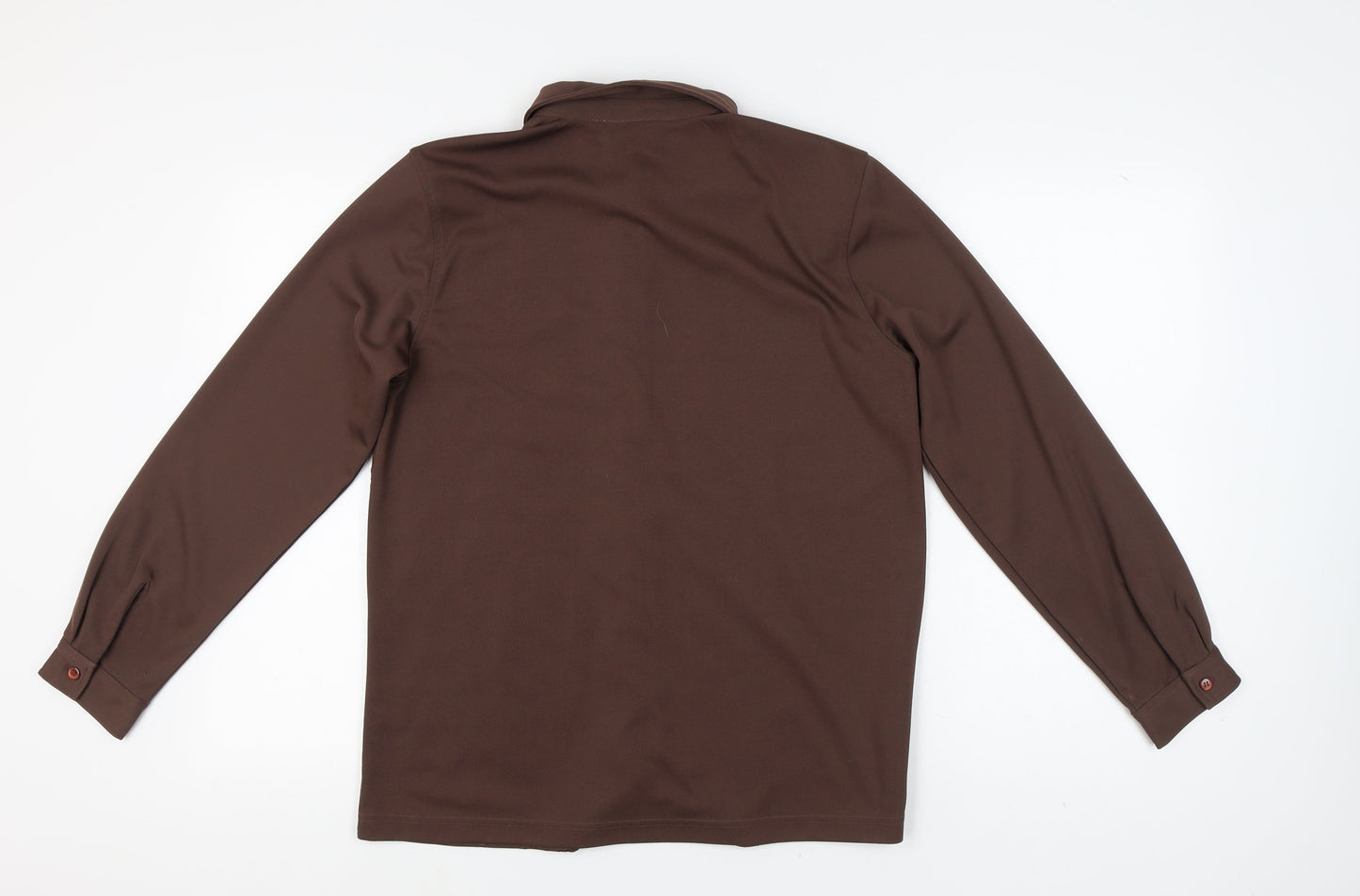 Womens UK Size 16 Together Brown Basic Button-Up