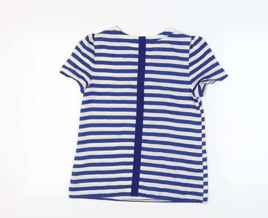 Womens UK Size 8 Oasis Blue Basic T-Shirt