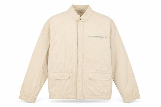 Mens UK Size M Levi Strauss & Co. Beige Biker Coat