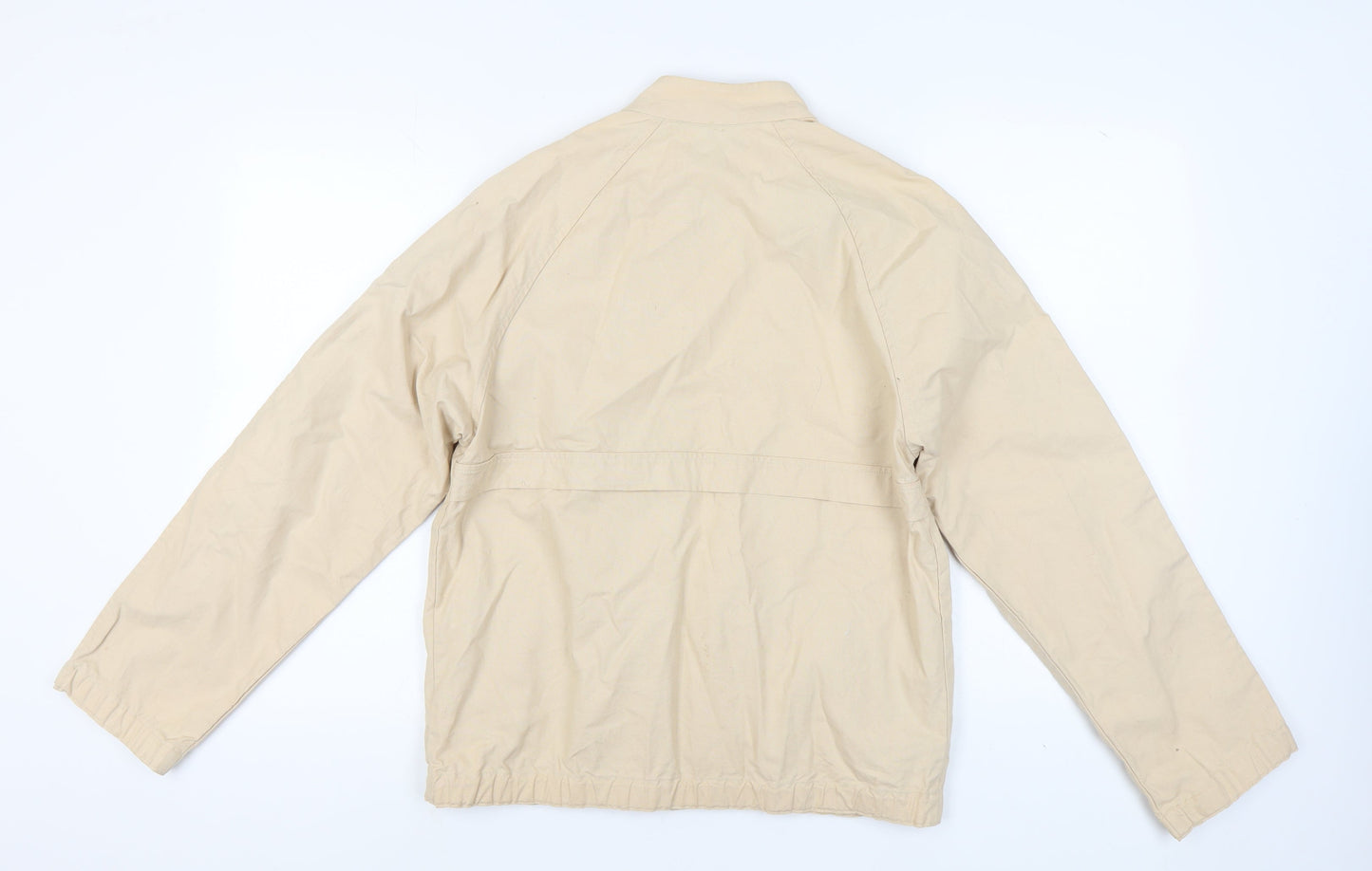 Mens UK Size M Levi Strauss & Co. Beige Biker Coat