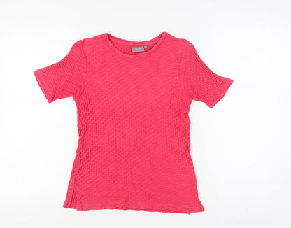 b.young Women's XS Red Basic Short Sleeve Top