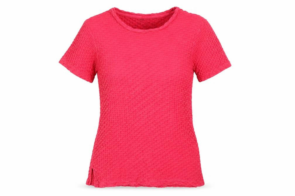 Womens UK Size XS b.young Red Basic T-Shirt