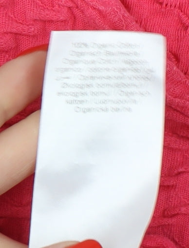 b.young Women's XS Red Basic Short Sleeve Top