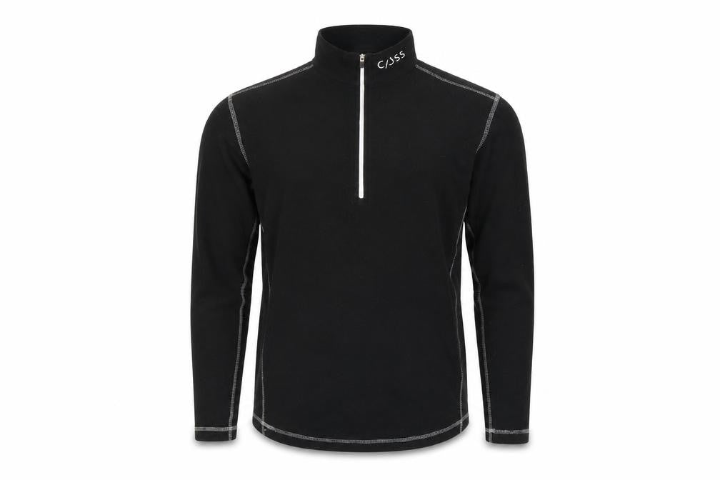Cross Men's Black Fleece Zip Hoodie, M