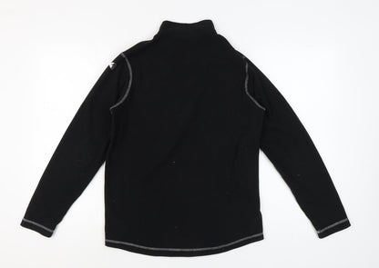 Cross Men's Black Fleece Zip Hoodie, M