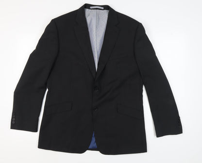 Mens UK Size 42 Marks and Spencer Regular Black Suit Jacket
