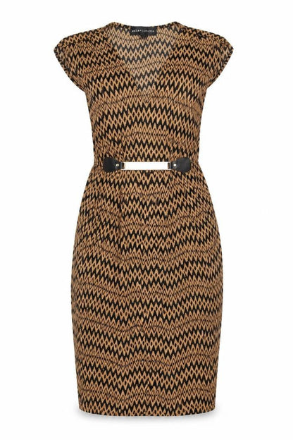 Mela London Women's Multicoloured Cap Sleeve Dress Size 10