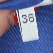 Gerry Weber Women's Blue Double-Breasted Blazer Size 10