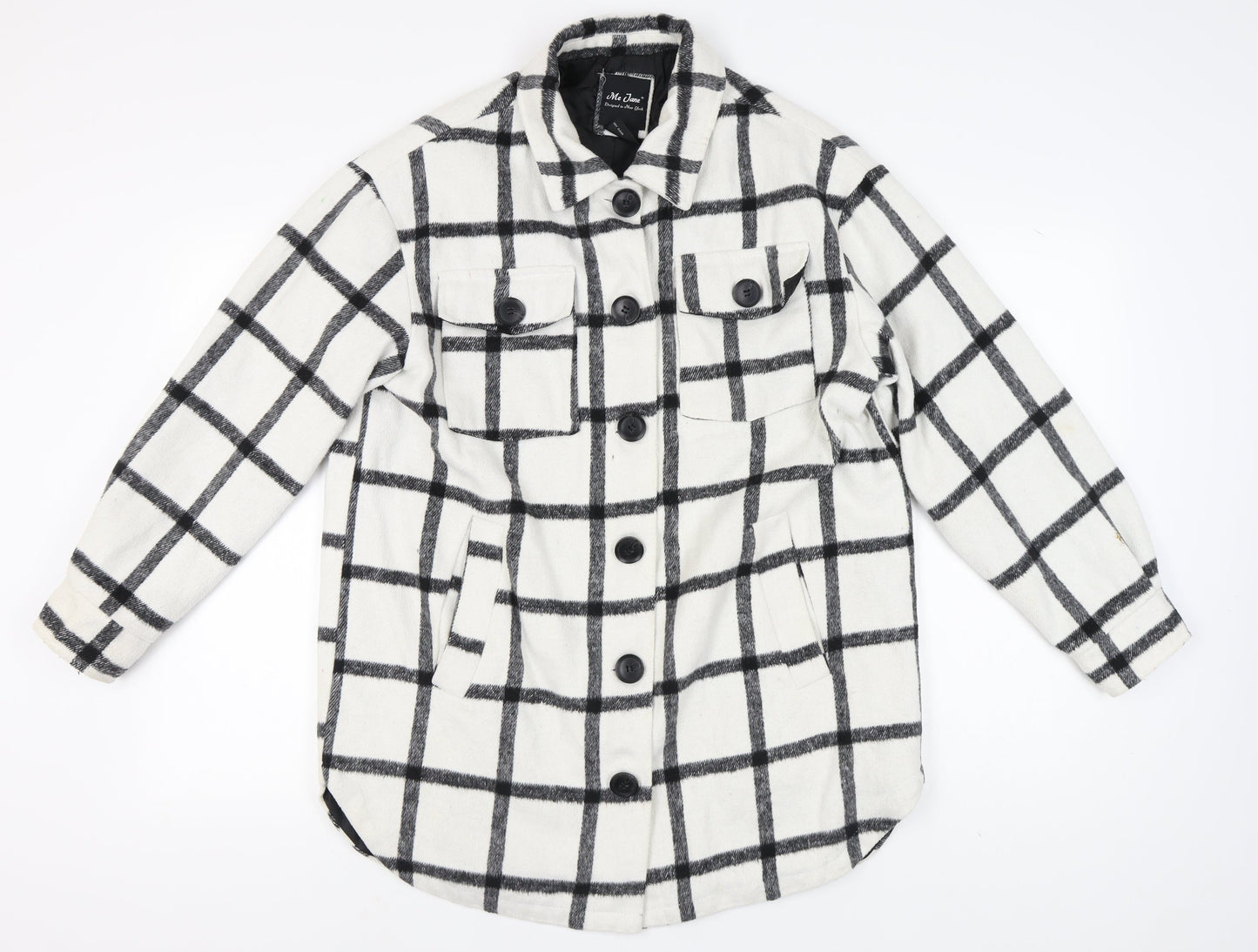 Womens UK Size M Me Jane White Basic Jacket