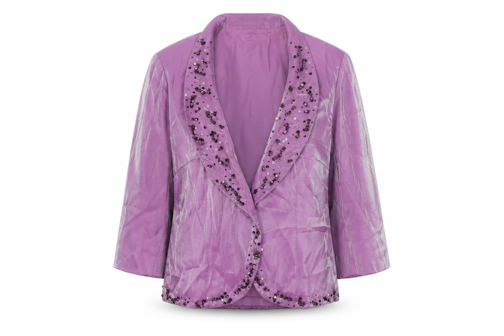 Womens UK Size 10 Minuet Regular Purple Blazer