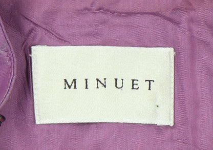 Minuet Women's Purple Blazer 10 Sheer Party/Cocktail