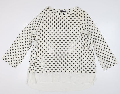 Womens UK Size 24 Marks and Spencer Black Basic Blouse