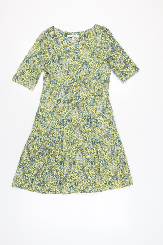 Next Women's Multicoloured Floral Dress Size 8