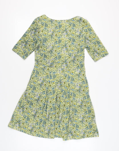 Next Women's Multicoloured Floral Dress Size 8