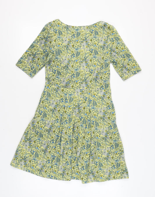 Next Women's Multicoloured Floral Dress Size 8