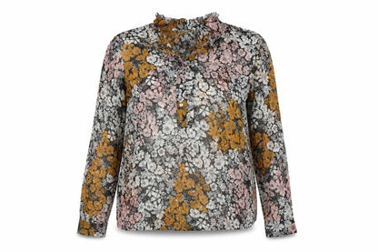 Womens UK Size 8 H&M Multicoloured Basic Blouse