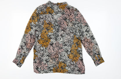 Womens UK Size 8 H&M Multicoloured Basic Blouse