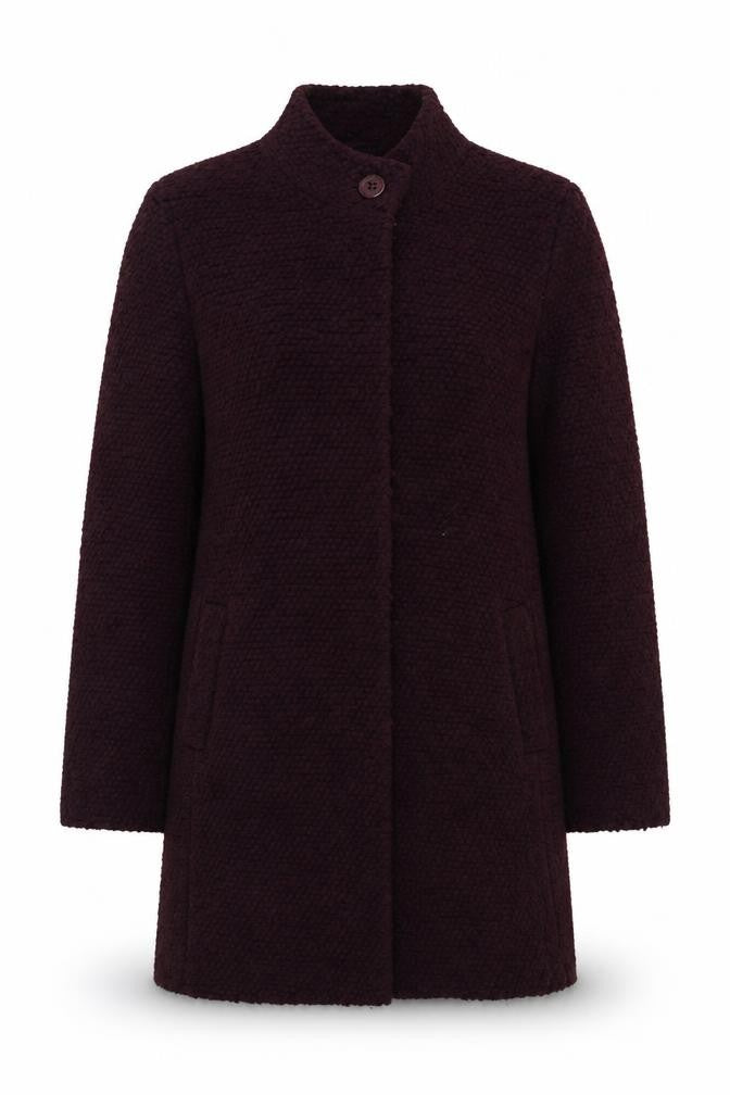 Womens UK Size 14 The Collection Purple Basic Coat