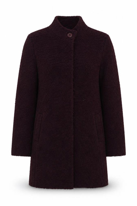 Womens UK Size 14 The Collection Purple Basic Coat