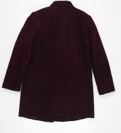 Womens UK Size 14 The Collection Purple Basic Coat