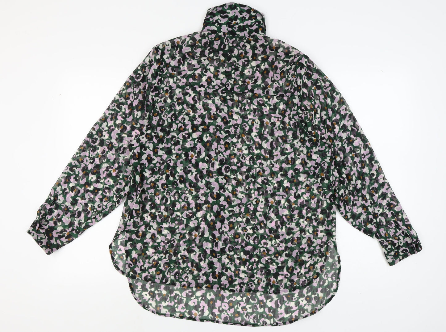 Womens UK Size 12 NEXT Multicoloured Basic Blouse
