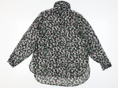 Womens UK Size 12 NEXT Multicoloured Basic Blouse