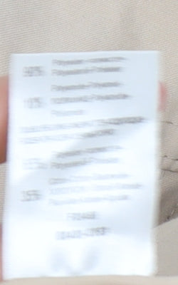 Daxon Women's Beige Parka Coat Size 14 Hooded Casual