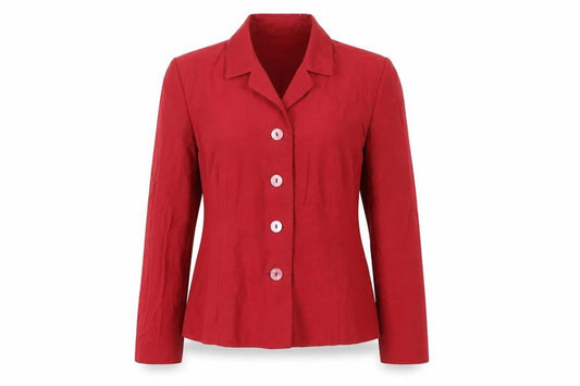Monsoon Women’s Red Blazer, Size 14, Elegant Style